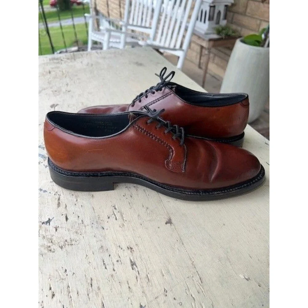 HANOVER (U.S.A.), Brown SHELL CORDOVAN Blucher (Derby), Circa 1980 Mn’s Sz 11E/C